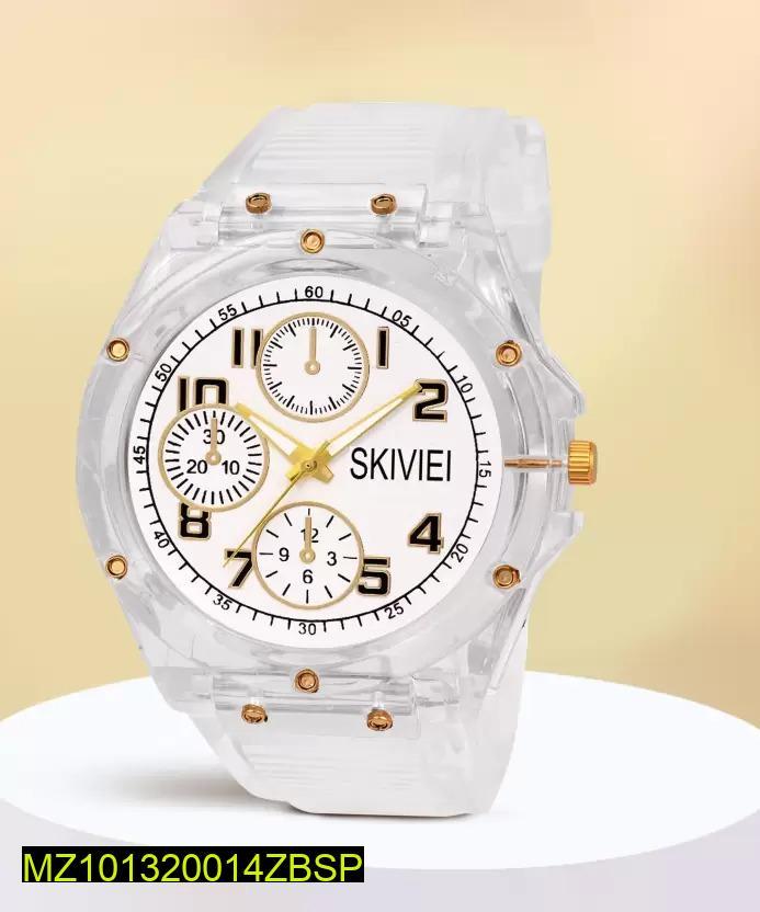 Transparent Analog Watch for Boys