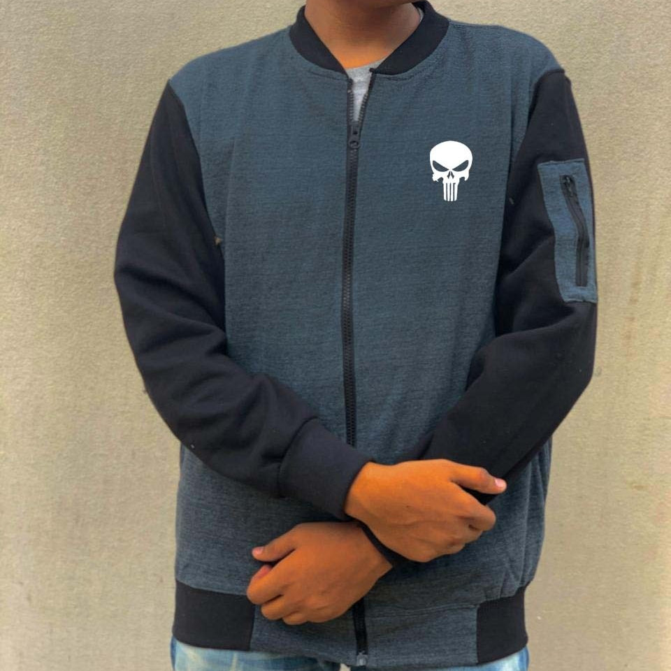 New Winter Collection Printed Zipper Jacket for Men & Boys – French Fleece, Premium Quality, Stylish, Warm & Comfortable Winter Wear