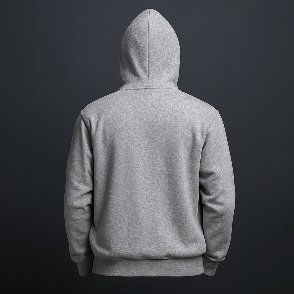 New Summer Collection Full Grey Hoodie Father And Son Printed For Men And Boys