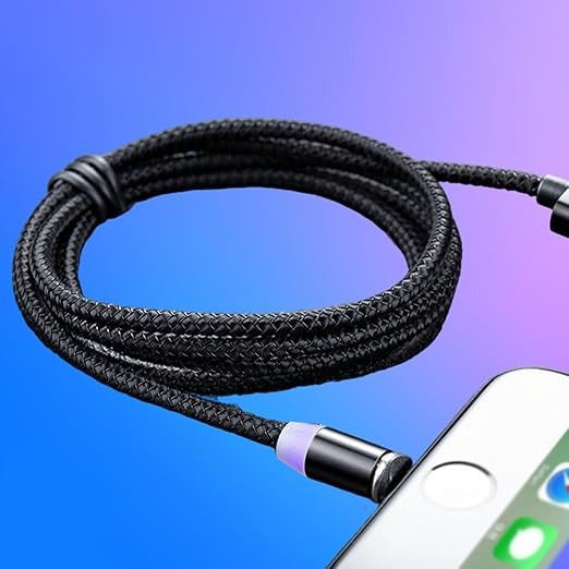 3-in-1 Magnetic Fast Charging Cable | Micro USB, Type-C & iPhone