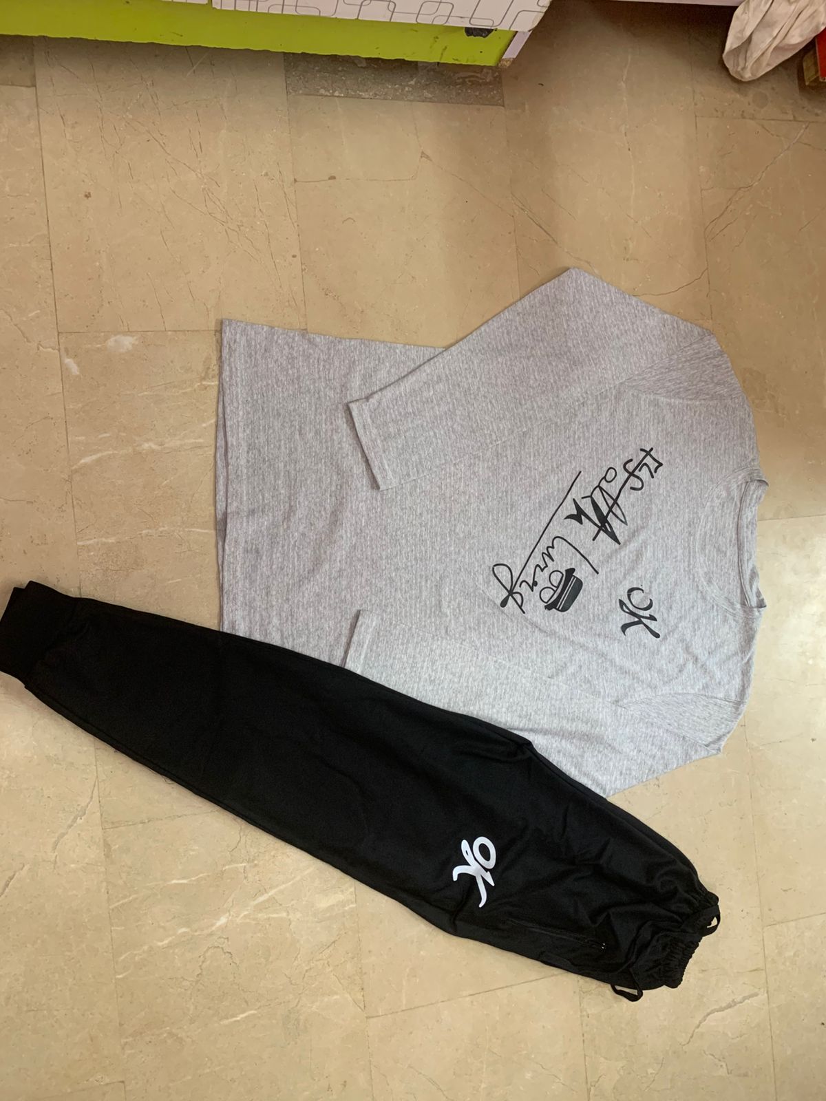 Soft and Comfortable Fabric T Shirt & Trouser For Men Printed Tracksuit top quality | ( OK ) Printed Trouser & Printed Shirt